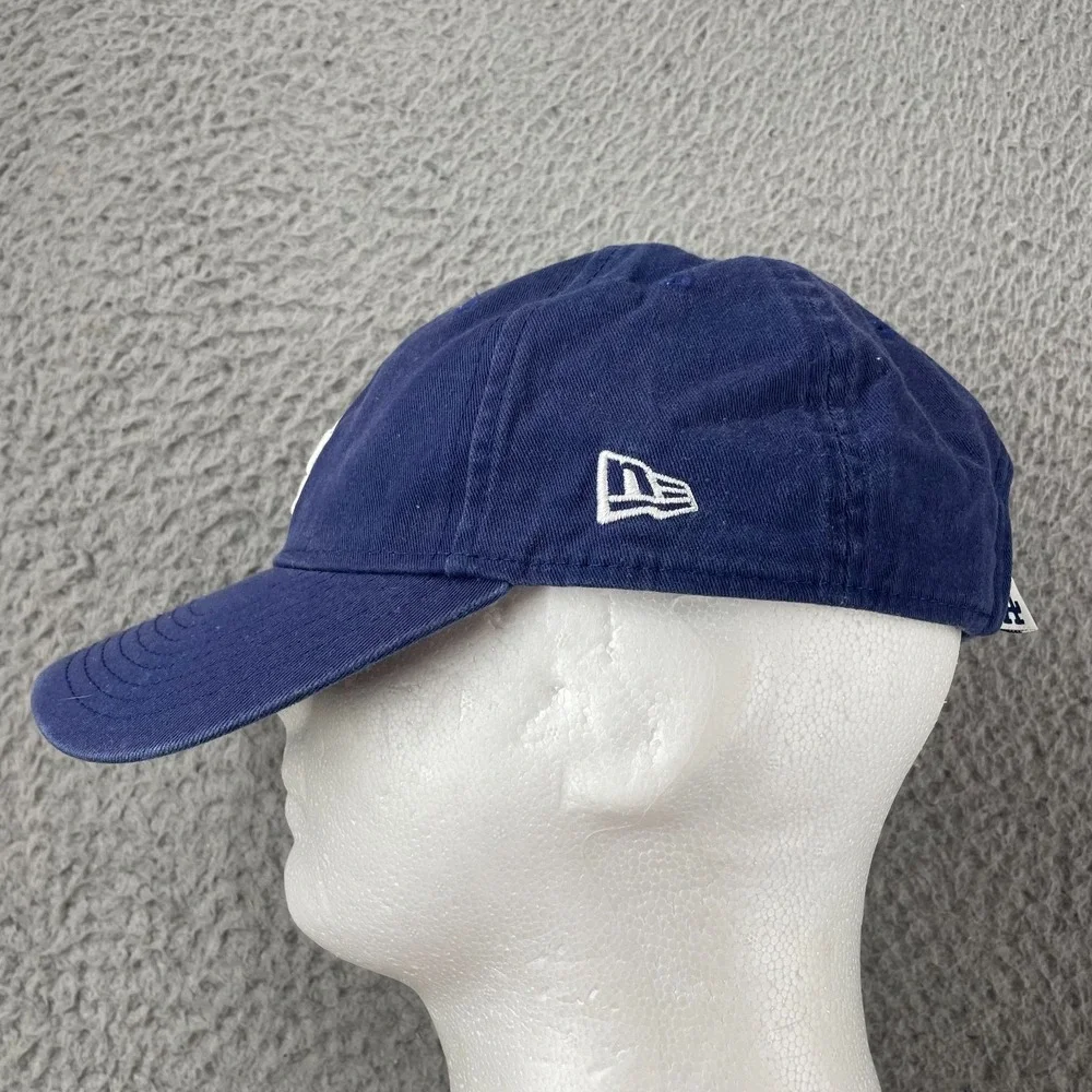 Los Angeles LA Dodgers MLB New Era Strap Back Baseball Hat Cap Blue Embroidered - Picture 5 of 10